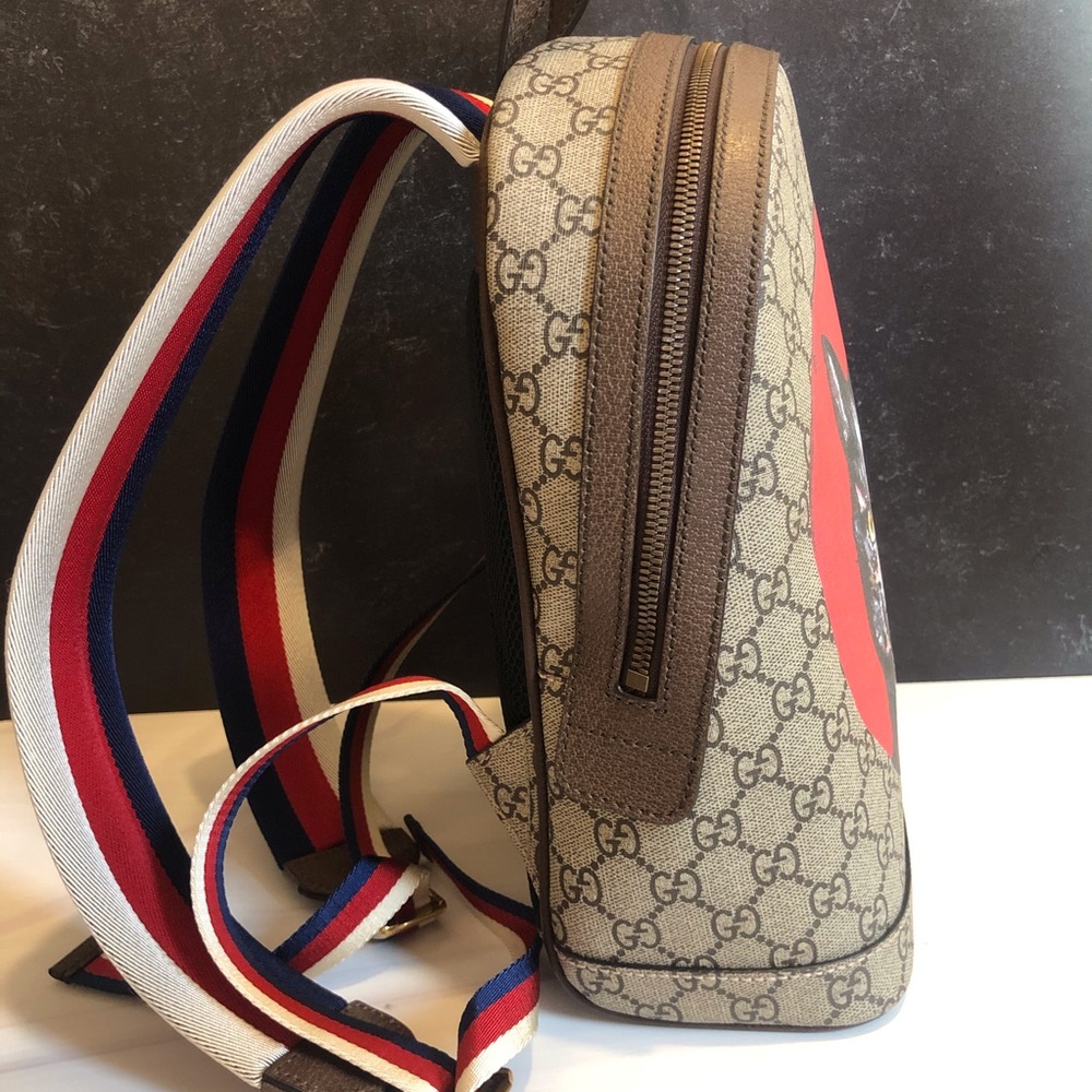 โ๏ธSOLDโ๏ธ Gucci GG Supreme Mystic Cat Backpack - Picture 6 of 15